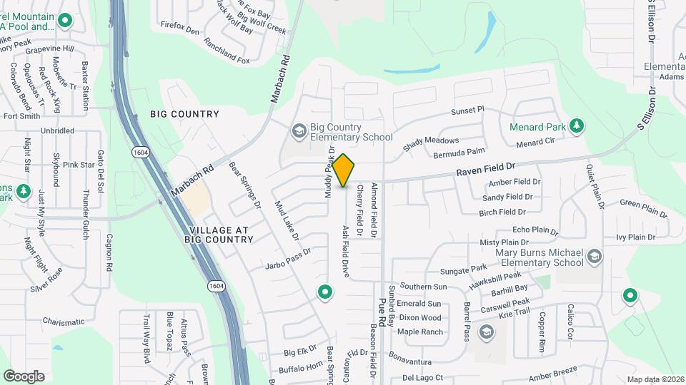 2823 Ash Field Drive Map and Location Details