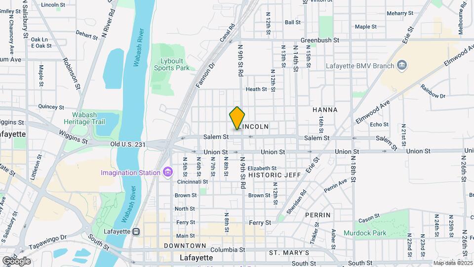 820 Salem St Map and Location Details