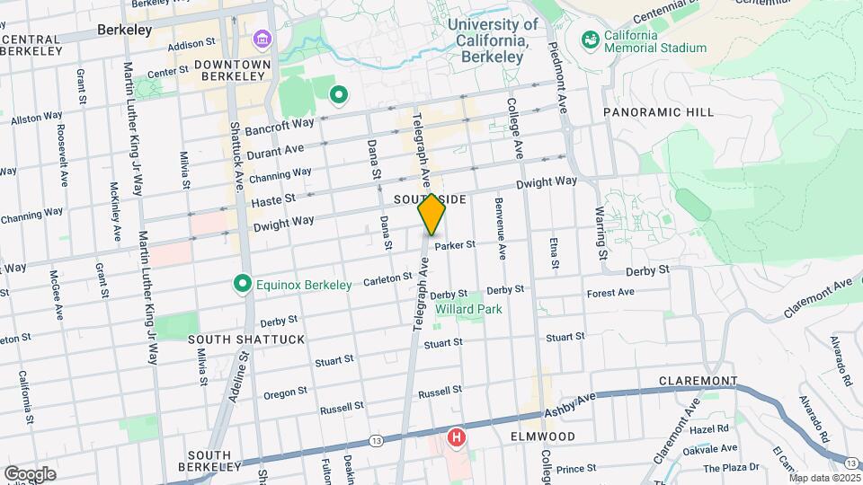 2595 Telegraph Ave Map and Location Details