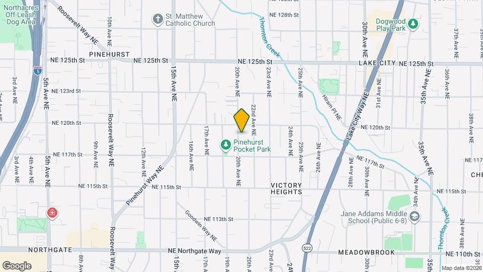 Renovated 3-Bed Home in Victory Heights Map and Location Details