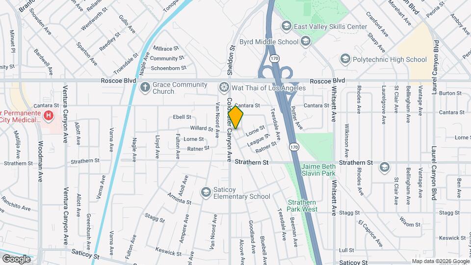 8100 Bellaire Ave Mapa y Detalles de la Ubicación