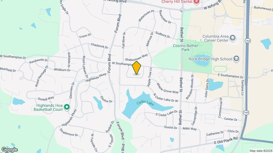 613-615-615 Pear Tree Cir Map and Location Details