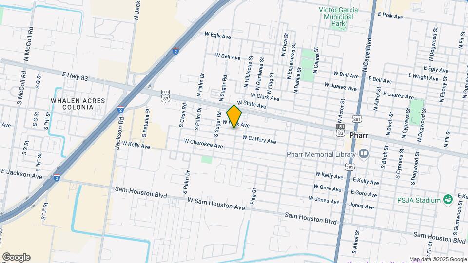 900 W Caffery Ave Map and Location Details