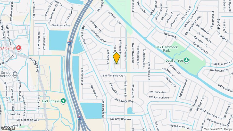 2187 SW Algiers St Mapa y Detalles de la Ubicación