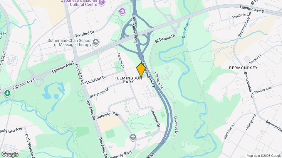 31-35 St. Dennis Drive Map and Location Details