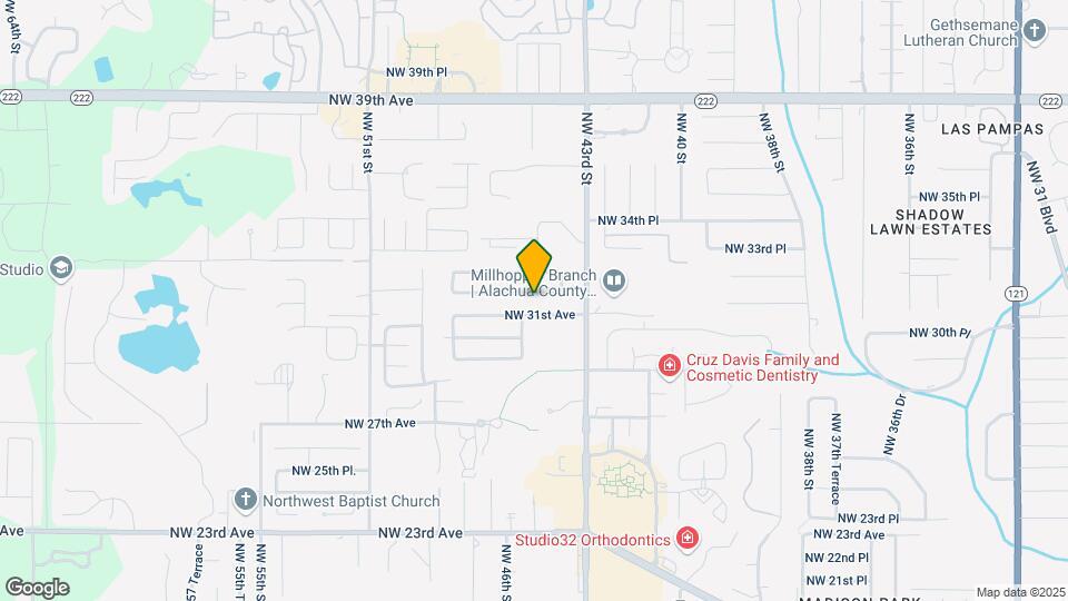 4431 NW 32nd Ave Map and Location Details