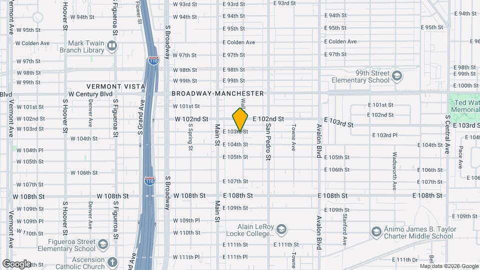 152 E 103rd St, Unit 154 Map and Location Details
