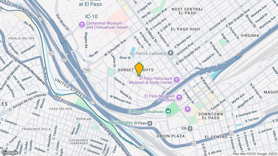 La Espana Apartments Mapa y Detalles de la Ubicación