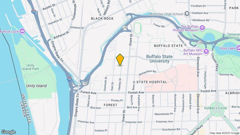 116 Hawley St Map and Location Details