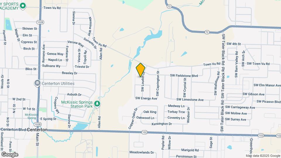 704 SW Loudon Dr Mapa y Detalles de la Ubicación