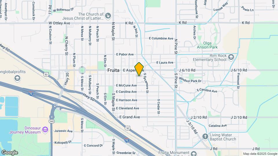 138 S Ash St, Unit B Map and Location Details