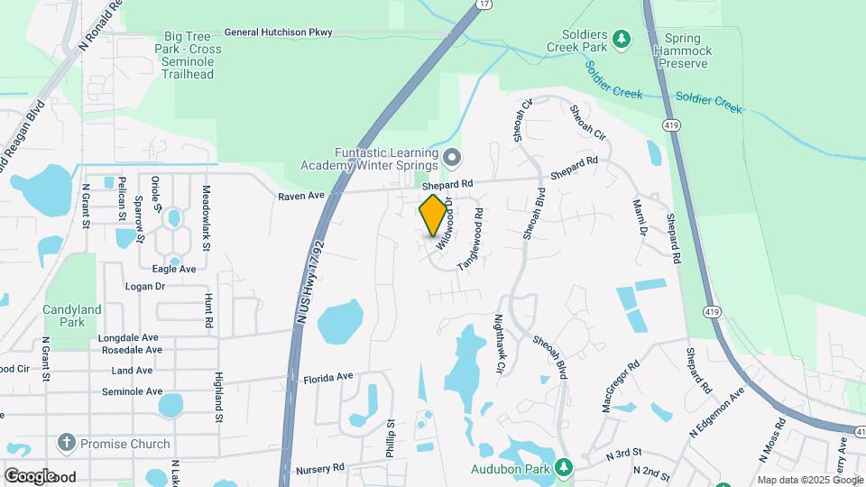 734 Sherwood Dr Mapa y Detalles de la Ubicación
