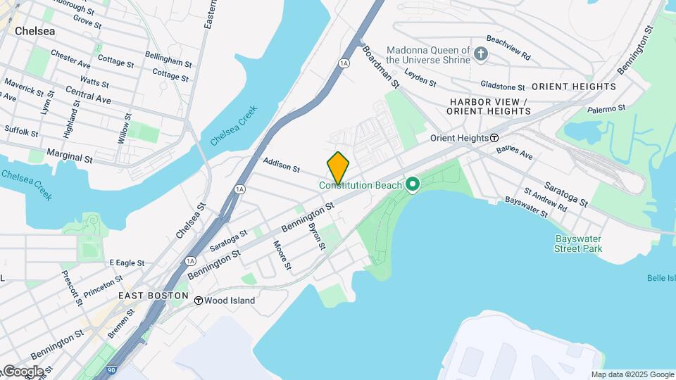 833 Saratoga St Mapa y Detalles de la Ubicación
