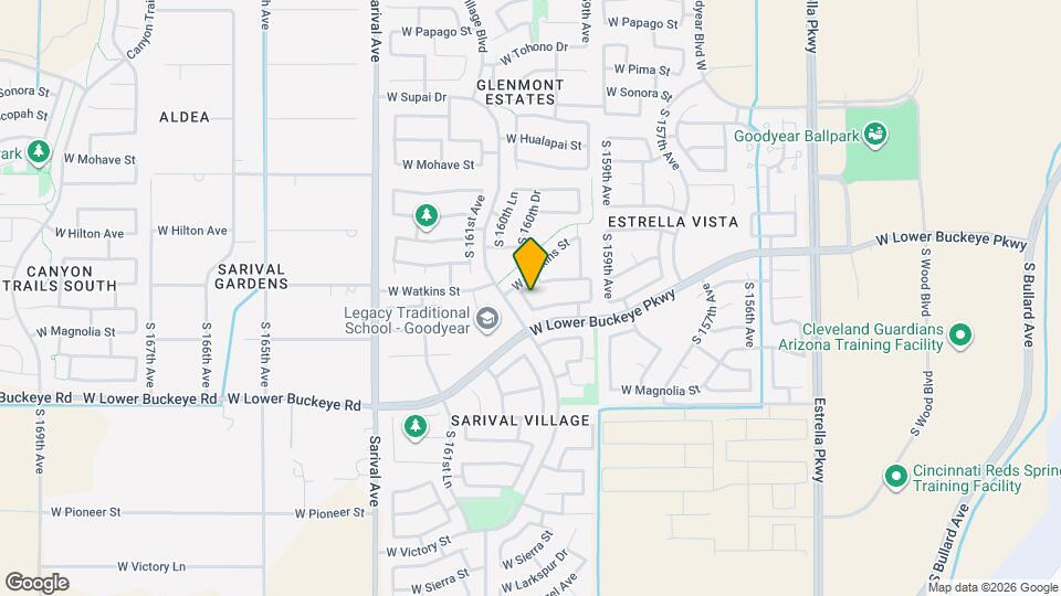 2451 S 160th Dr Map and Location Details