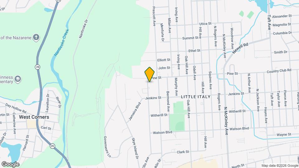 316 Cornell Ave, Unit #2 Mapa y Detalles de la Ubicación