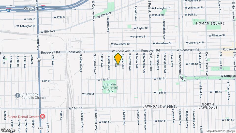 1301 S Tripp Ave Map and Location Details