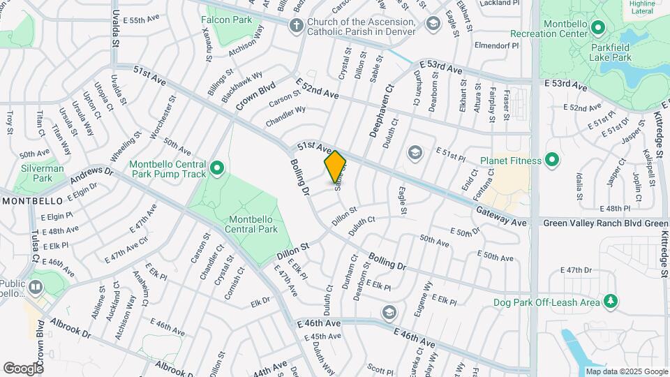 21580 E Stoll Pl Map and Location Details