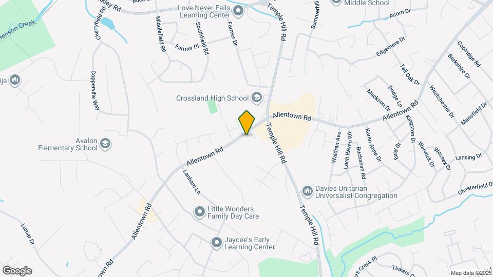 7122 Allentown Rd Map and Location Details