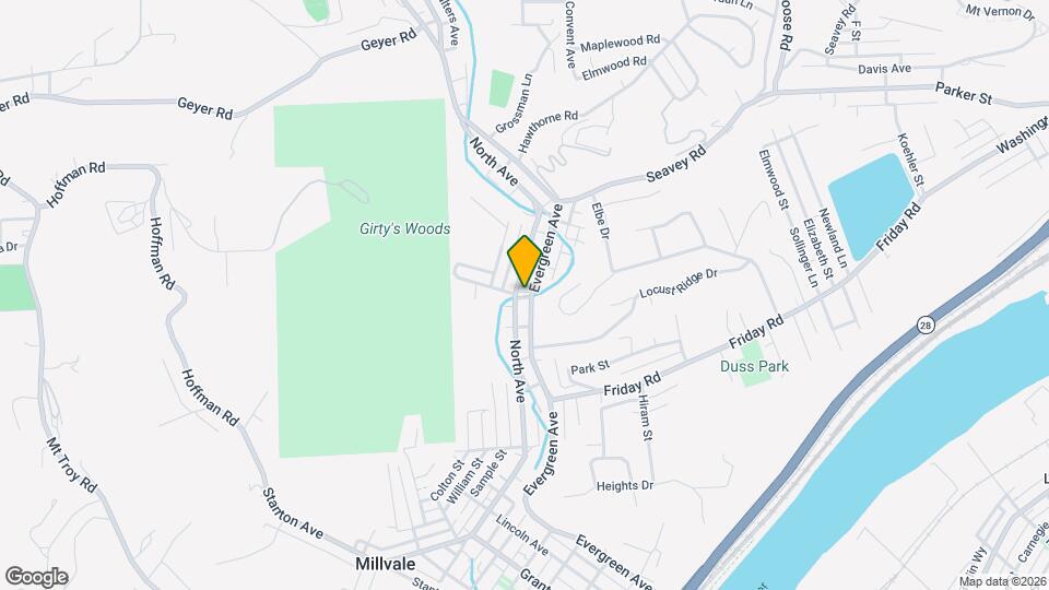 802 North Ave Map and Location Details