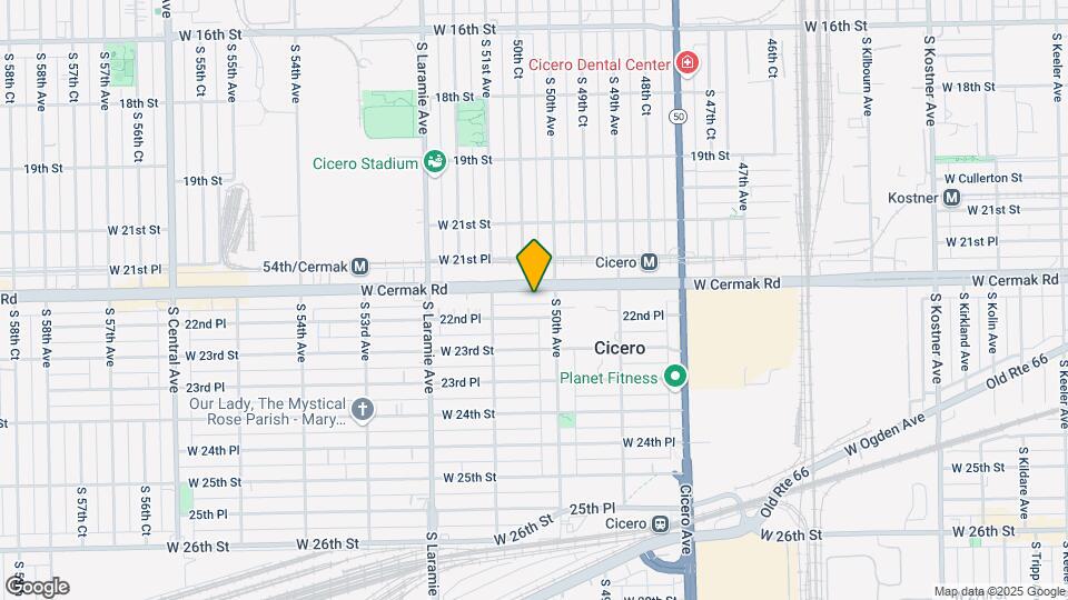 5011 W Cermak Rd, Unit 13 Map and Location Details