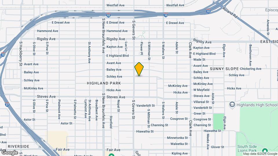 1718 Schley Ave Map and Location Details