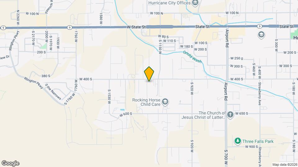 1231 W 400 S Mapa y Detalles de la Ubicación