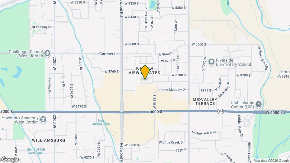 1562 Ponderosa Ln Map and Location Details