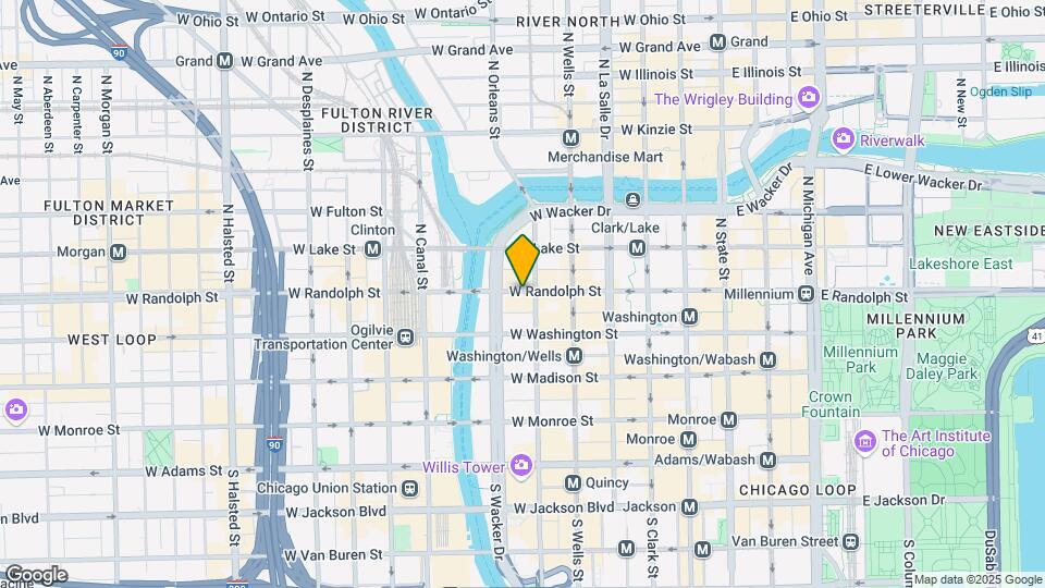 1313 W Randolph St Map and Location Details