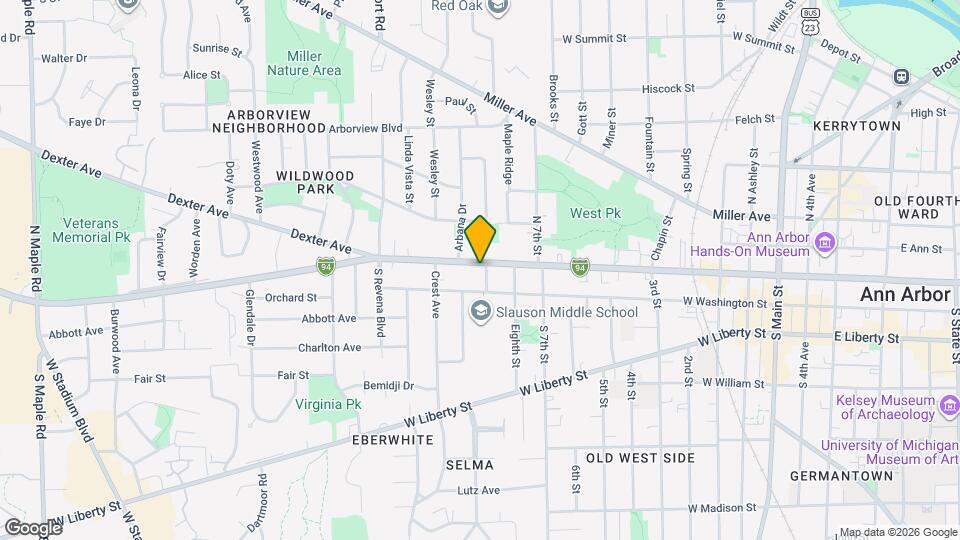 1103 W Huron St, Unit 1 Map and Location Details