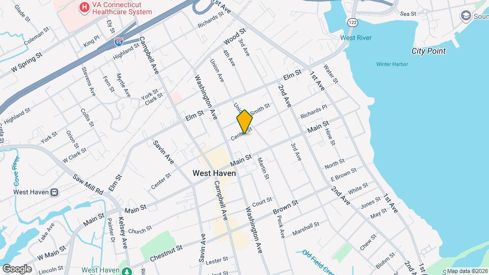 196 Center St Map and Location Details