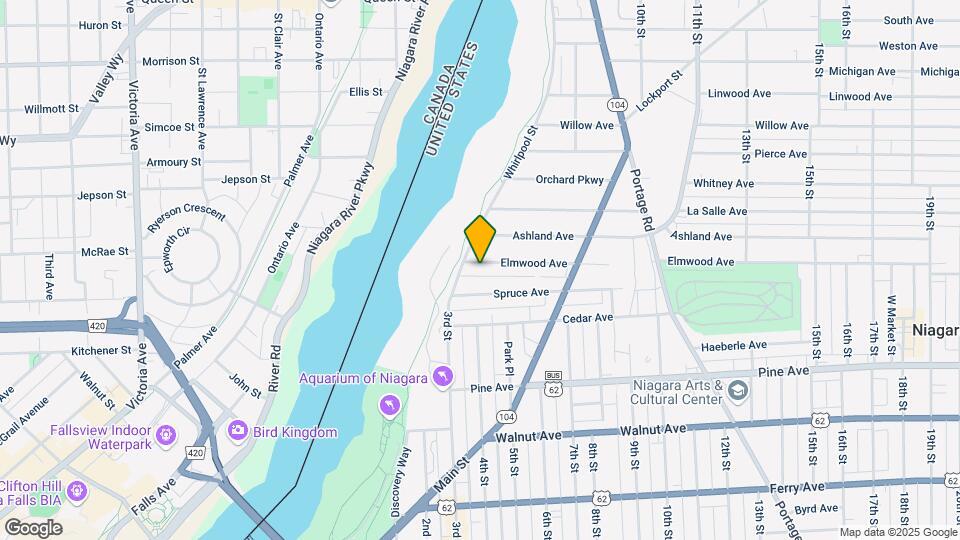 417 Elmwood Ave Map and Location Details