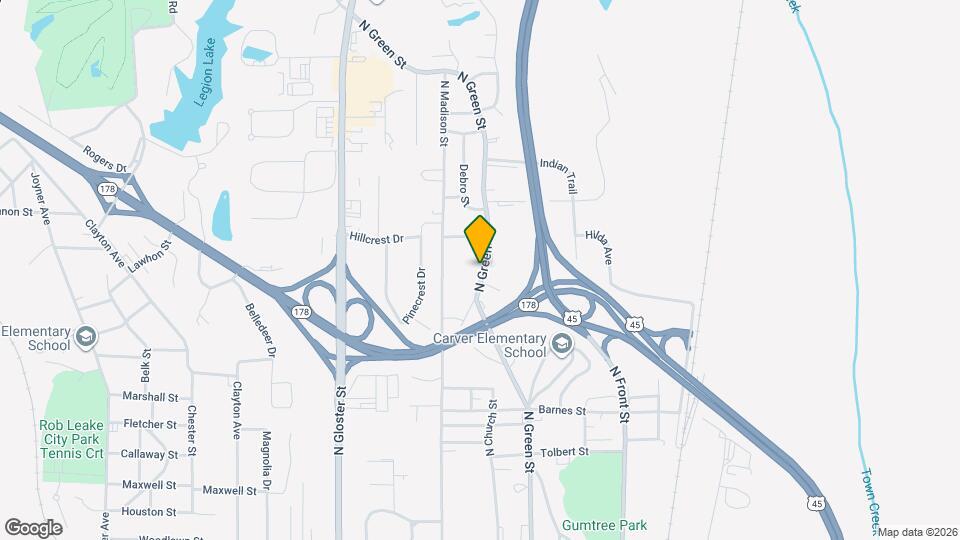 1301 N Green St Map and Location Details