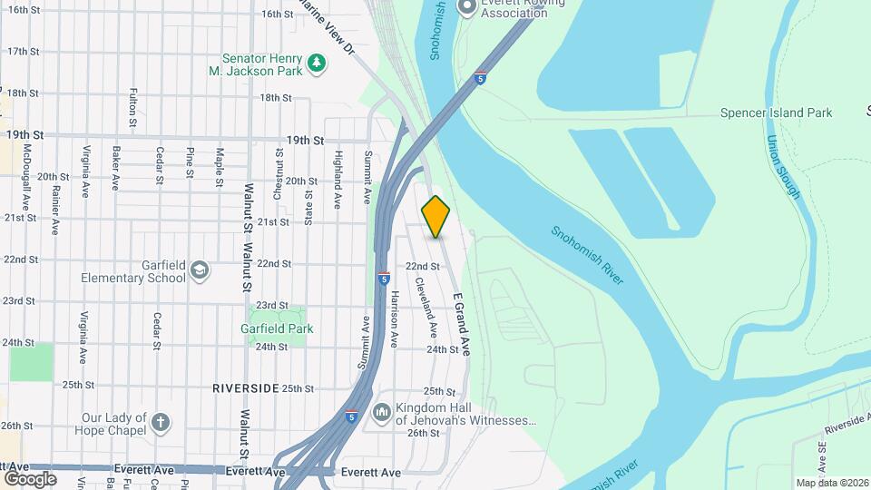 2116 E Grand Ave Map and Location Details