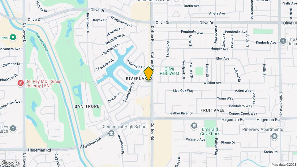 8102 Whitewater Dr Bakersfield, CA 93312 Map and Location Details
