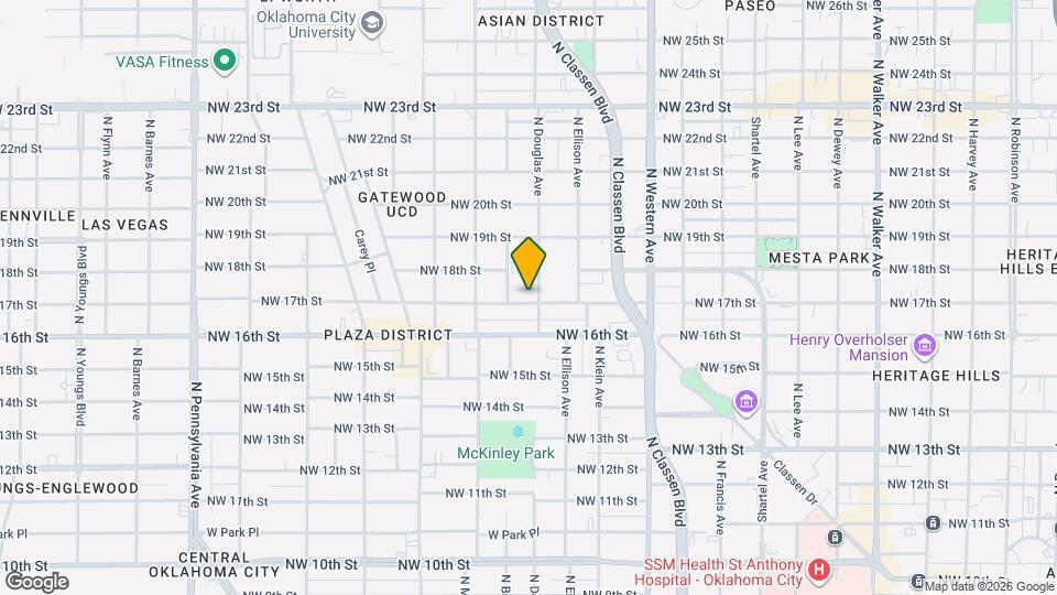 1407 1/2 NW 17th St Map and Location Details