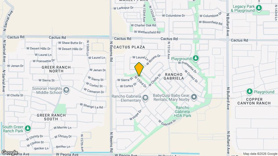 11641 N 153rd Dr Map and Location Details