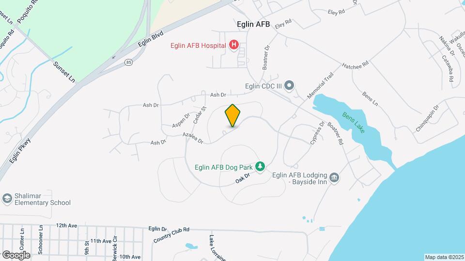 Eglin Air Force Housing Map and Location Details