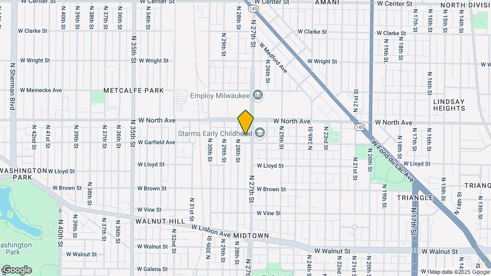2712 W Garfield Ave, Unit Lower Unit Map and Location Details