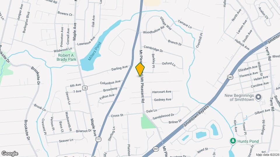 76 Mt Pleasant Rd Map and Location Details