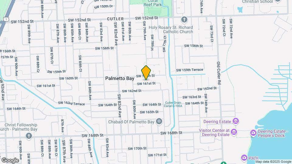 7905 SW 161st St Map and Location Details
