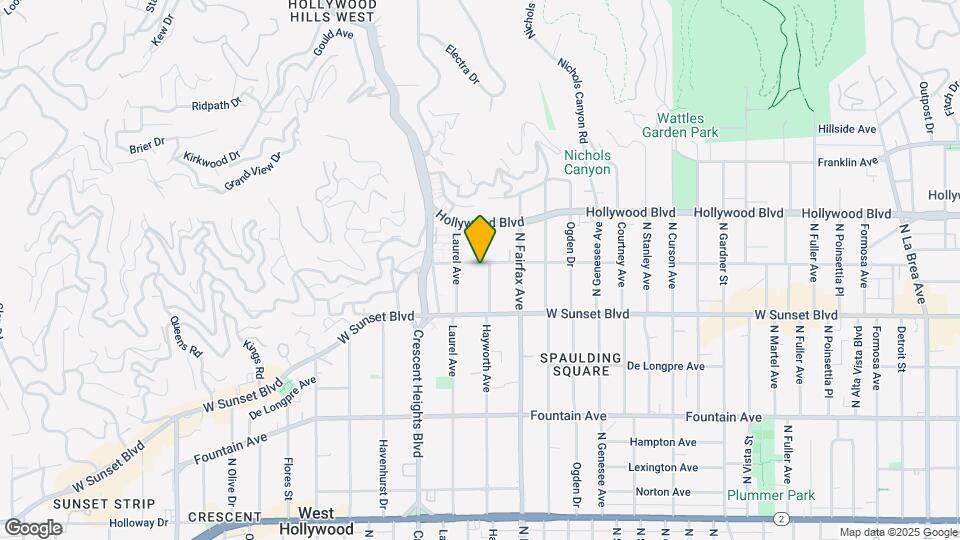 7960 Selma Ave Map and Location Details