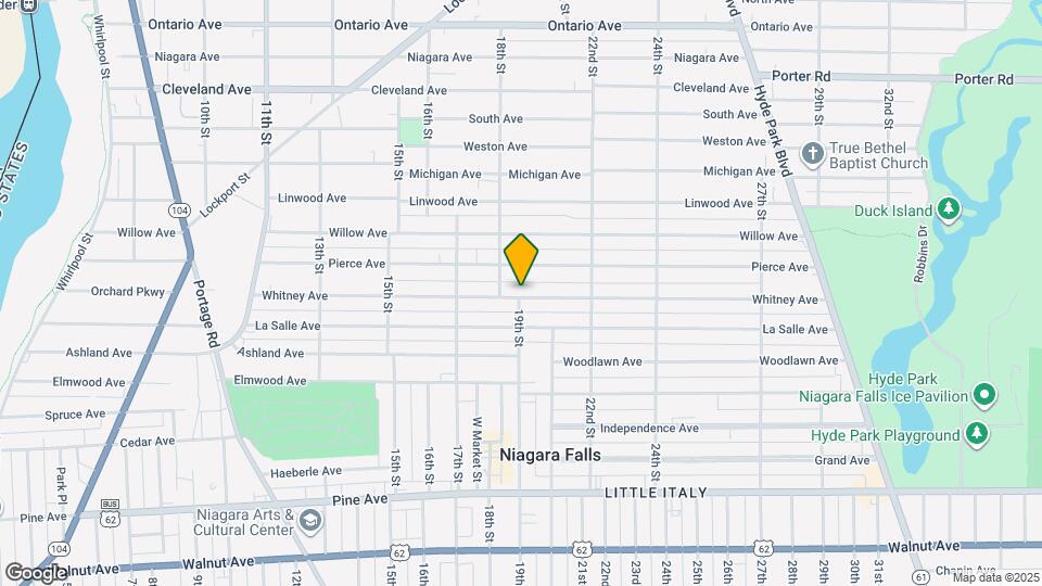 1820 1/2 Whitney Ave Map and Location Details