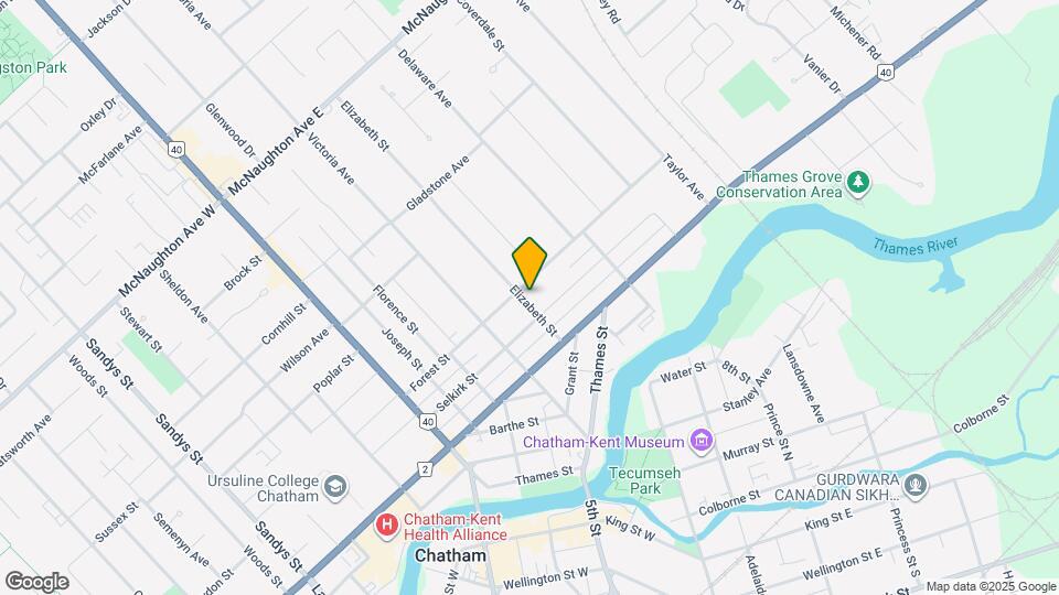 43 Elizabeth St Map and Location Details