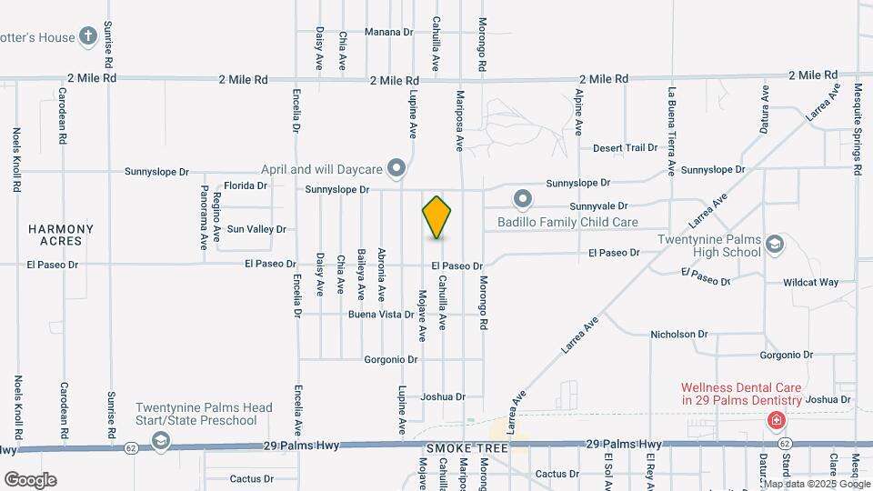 6056 Cahuilla Ave Map and Location Details