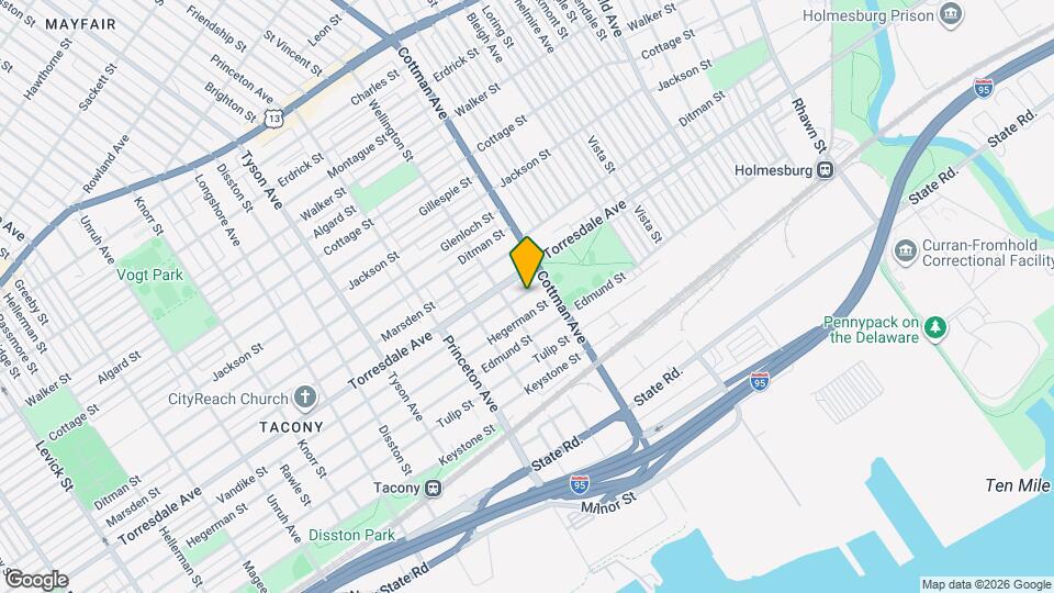 7217 Vandike St Mapa y Detalles de la Ubicación