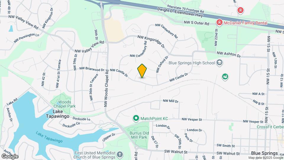 3017 NW Castle Dr Map and Location Details