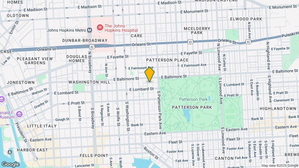 13 S Collington Ave, Unit 15 Map and Location Details