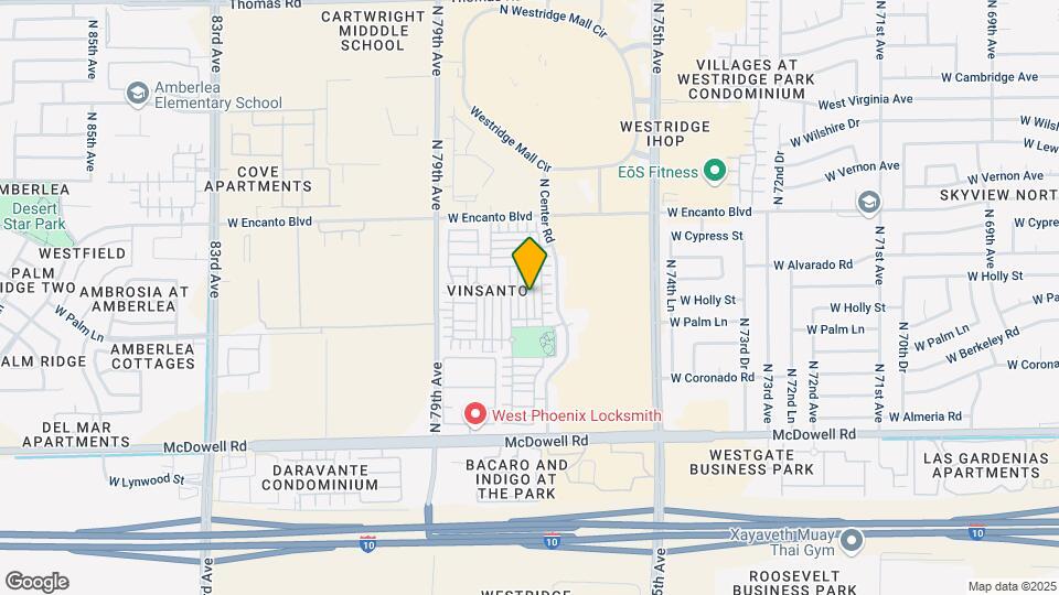 2031 N 77th Ln Map and Location Details