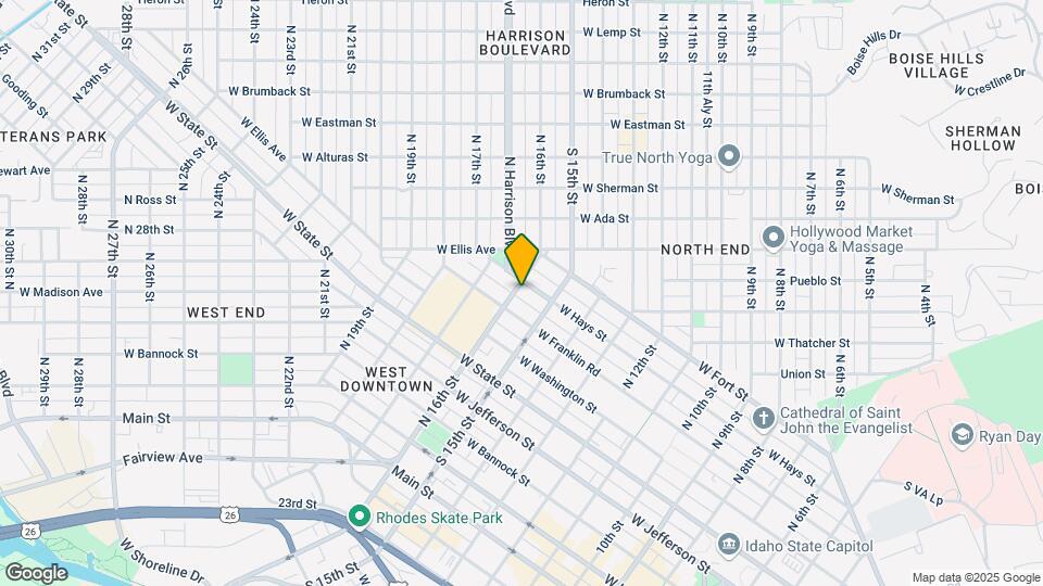 720 N 16th St Map and Location Details