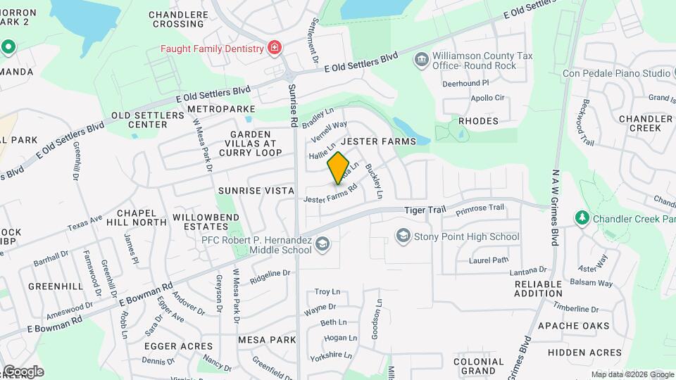 2117 Jester Farms Rd Map and Location Details